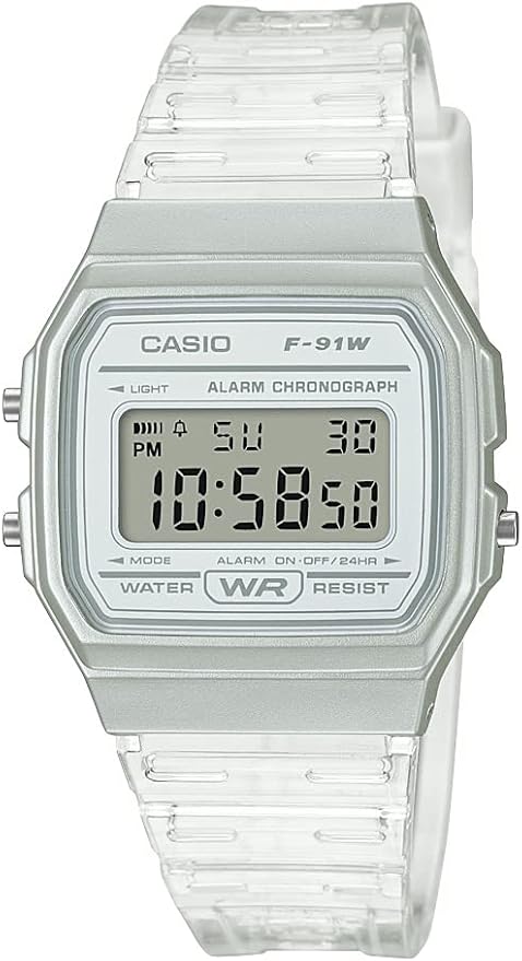 Casio F91W Series | Digital Watch | Water Resistant | LED Light | 1/100 SEC by Casio