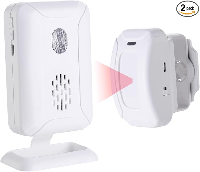 Evernary Upgraded Bed Sensor Alarm and Fall Prevention for Elderly Adults, Wireless Motion Detector for Seniors Caregiver Motion Sensor Alarm Indoor for Dementia