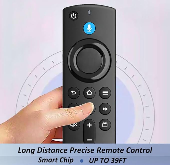Voice Remote Replacement for Stick 4k 3rd Gen, Fit for Smart TV Stick/ 4K Max, 3rd Gen, 2nd Gen, Lite, Cube(1st Gen & 3nd Gen)