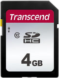 Transcend SDC300S 4GB SDHC SD Card, Compatible by Transcend