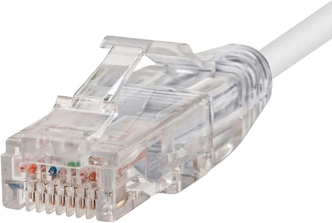Monoprice Cat6 2ft White Component Level Patch Cable UTP 28AWG 550MHz Pure Bare - Image 3
