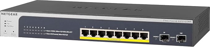 NETGEAR 10-Port PoE Gigabit Ethernet Smart Switch - Image 7
