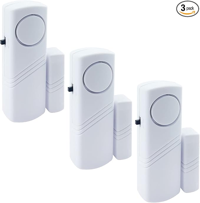 Door Window Alarm, 90DB Door Alarms by HIIXHC