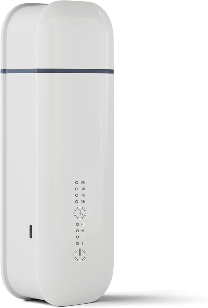 Essential Oil Diffuser, Waterless Aromatherapy Diffusers, 2025 Updated Nano Atomization Scent Air Machine with Timer and Auto-Off Switch for Home, Office, Hotel Collection(White, Updated Version)