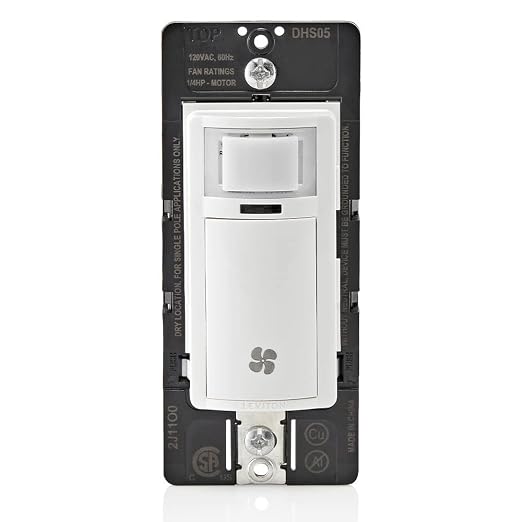 Leviton Humidity Sensor Switch for Bathroom Exhaust Fan, Automate Ventilation by Leviton