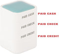 3-in-1 Paid Cash/Paid Check/Paid Credit Stamps in Full for Office, Pre Inked & Self Inking Rubber Finance Stamp Hand for Efficient Bookkeeping, Ordering, Accounting Work Business Management