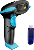NADAMOO Wireless Barcode Scanner 328 Feet Transmission Distance USB Cordless 1D by NADAMOO