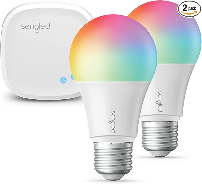 Sengled Smart Light Bulb Starter Kit, Smart Bulbs that Work by Sengled