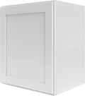 Wall Kitchen Cabinets, RTA Cabinets, White Shaker Cabinet, Wall Mounted, RTA Upper Cabinet, Modern for Kitchen and Bathroom with Door, 2 Adjustable Shelves (White, 21" W x 30" H x 12" D)