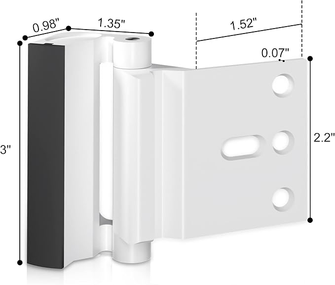 4Pack Door Reinforcement Lock Withstands 800lbs of Force - Image 6