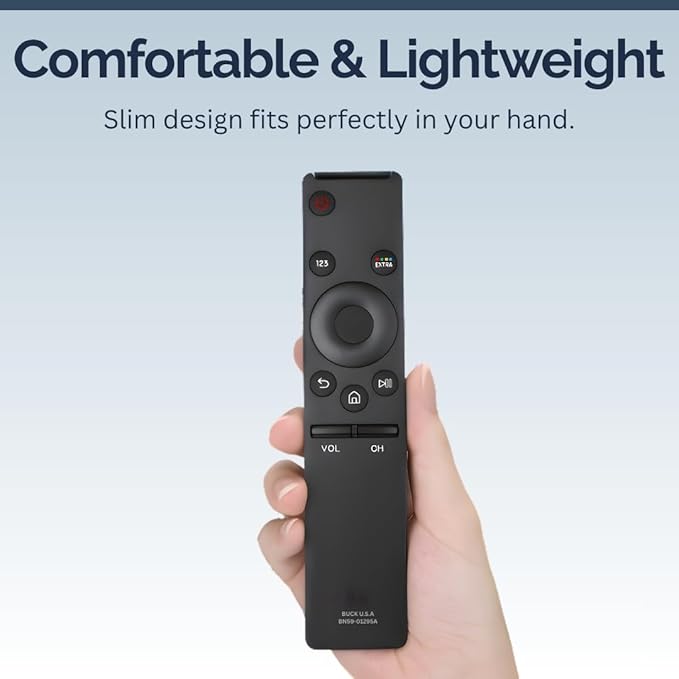 2 Pack BN59-01295A Samsung TV Remote Control Replacement for Smart TV - Easy Setup, Durable Design, Universal Infrared Remote - Works with Samsung Smart, QLED, UHD, 4K, Curved, LED, LCD, & HDTV Models