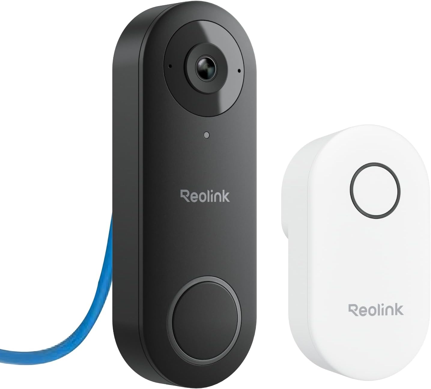 REOLINK 2K Video Doorbell PoE Camera with Chime, 3:4 Head-to-Toe View, 2-Way Talk, Person/Package Detection, Outdoor Waterproof, Smart Alerts, Supports NVR