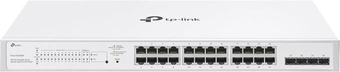 TP-Link Festa FS328GP 28 Port Gigabit Smart Managed PoE Switch 24 PoE+ Port by TP-Link