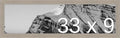 Frame It Easy 33 x 9 Rustic Gray Wood Frame (Derby)