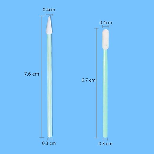 Cleaning Foam Swabs, 500 Pointed Swabs - Image 2