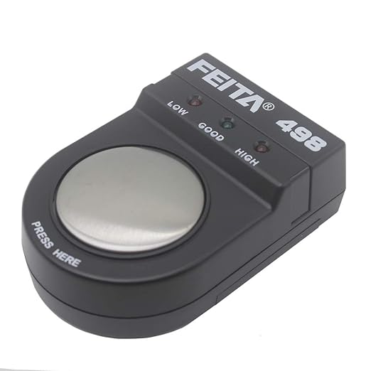 FEITA 498 Anti Static ESD Wrist Strap Tester, Anti-Static Wristband Grounding Measurement Monitor for Electronics Repair Work + Ground Wire + ESD Wristband