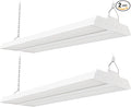JTT LED Linear High Bay Light,200/150/100W 2FT 30000LM Shop Light Commercial 360° Adjustable 4/5000 CCT Tilt Hanging LED High Bay Shop Lighting Fixtures for Garage Warehouse Workshop Store, ETL 2-Pack