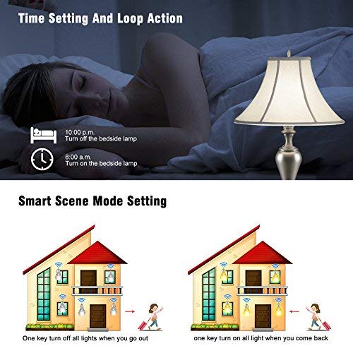eMylo Smart WiFi Light Switch Wireless Relay Switch Module Remote Control Home Automation Timers Compatible with Alexa Echo Google Home iPhone Android App (1 Pack)