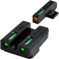 Truglo TFX PRO Handgun Sight, Glowing Shock Proof Tritium and Fiber Optic Night by TruGloInc-Sports