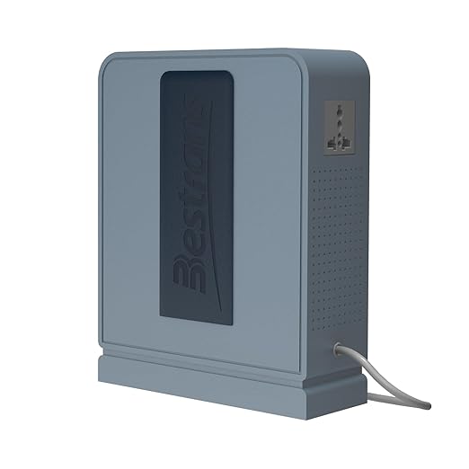 BESTRANS 2000W Step Up Transformer 110v to 220v Converter, Heavy Duty Voltage Converter 110v-120v to 220v-240v with Dual Outlets, Overload Protection & Ultra-Quiet for Home Appliances, Grey Blue