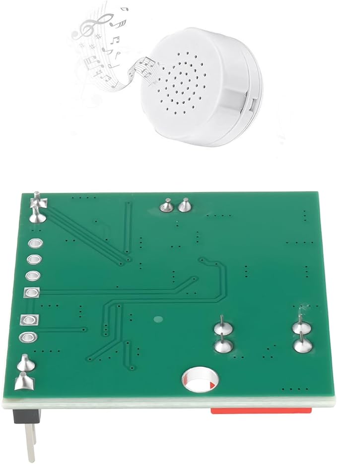 Create idea 2Pcs 35s Recordable Voice Module DIY Sound Recording Chip with LED Indicator Supports External Flash Greeting Card Box Sound Player