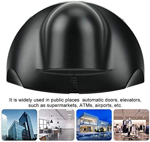Universal Wired Microwave Motion Sensor Detector, 12-24V Automatic Door 24.125Ghz Microwave Motion Sensor Autodoor Sensors, Monitor and Outdoor Indoor Property