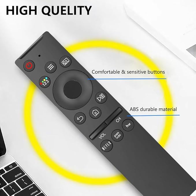 (Pack of 2) Replacement Remote Control for Samsung TV, Compatible for All Samsung TV LED QLED UHD SUHD HDR LCD Frame Curved Solar HDTV 4K 8K 3D Smart TVs