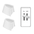 Hoolerry 2 Pcs Dimmer Switch Knob Dimmer Replacement Knob Compatible Replacement Set of Two Split for Compatible with Lutron Skylark Fan Speed & Light Control (White)