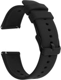 TIESOME Silicone Watch Bands, Quick Release Waterproof Soft Rubber Replacement by TIESOME