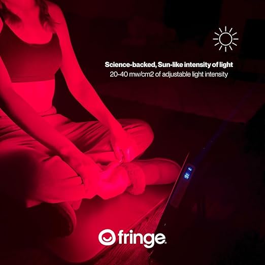 Fringe Red Light Panel, Has Both Red Light 660nm and Infrared Lights 850nm, 360 LED, Sports Recovery (Therapy Panel 189W) Ideal for Pain Relief, Sleep and Energy Recovery