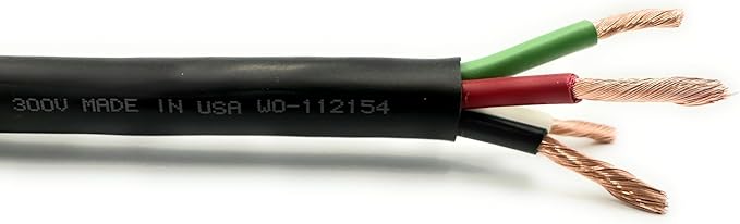 NATIONAL Wire & Cable – 22 AWG 4-Conductor Premium Copper Wire, 1000 ft, Stranded | Made in USA, Flexible Jacket | Electronics, Alarms, Signal Wiring, DIY, Indoor and Outdoor Use