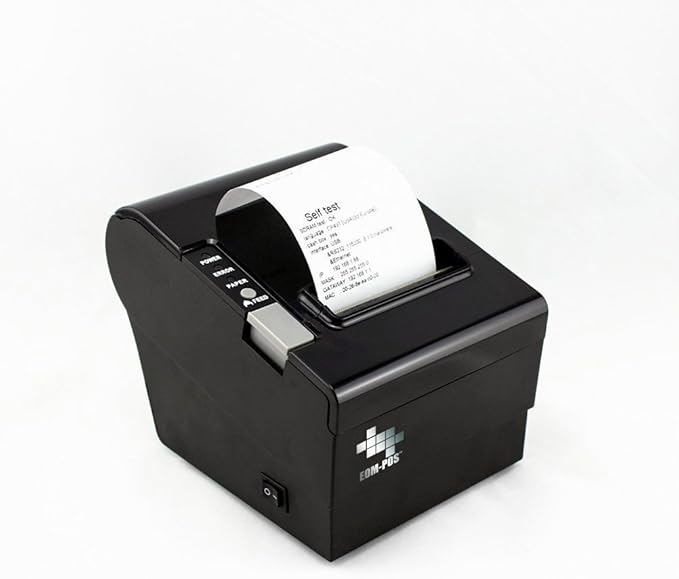 EOM-POS Thermal Receipt Printer - USB, Ethernet/LAN, & Serial Ports - Auto Cutter- Cash Drawer Port - Paper Width 3 1/8" (80mm) - for Windows Systems Only
