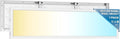 Sunco 1x4 LED Flat Panel Light, Dual Selectable CCT 3500K/4000K/5000K & Selectable Wattage 30W/40W/50W, 5700LM, 0-10V Dimming, Matte White Drop Ceiling Fixture - UL, DLC