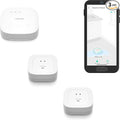 YoLink Smart Home Starter Kit: SpeakerHub & Water Leak Sensor 4 with 105dB Audio Alarm 2-Pack, SMS/Text, Email & Push Notifications, Freeze Warning, LoRa Up to 1/4 Mile Open-Air Range, w/Alexa, IFTTT