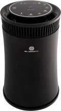 Air Purifier for Home Large Room – 5-in-1 HEPA Filter System, Covers Up to 500 Sq Ft for New Home for Allergies, Pets, Smoke, Remove Dust & Odor, Quiet, High Filtration Efficiency – SILVERONYX, Black