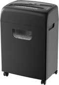 Paper Shredder,18-Sheet High Security Level P-4 Heavy Duty Paper/Card Shredder for Home Office Black Ultra-Quiet Use Essential