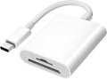 USB C SD Card Reader for iPhone 15 16/iPad/MacBook/Mac, xdgeLoad USB-C Type C by xdgeLoad