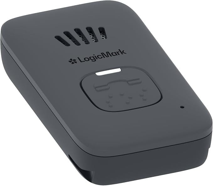 LogicMark Freedom Alert Mini, Home Medical Alert System for Seniors and Elderly, Wearable Mobile Device, 2-Way Calling, GPS, Fall Detection, Subscription Based