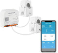 Smart Home Energy Monitor with 2 x 120A CTs, Live Electricity Usage Tracking, Bi-Directional Power Tracking, Supports Single-Phase 3-Wire System, 2.4GHz Wi-Fi (WiFi Version)