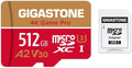 【Switch 1 Only】 GIGASTONE 512GB Micro SD Card, Game Pro, MicroSDXC Memory Card by Gigastone