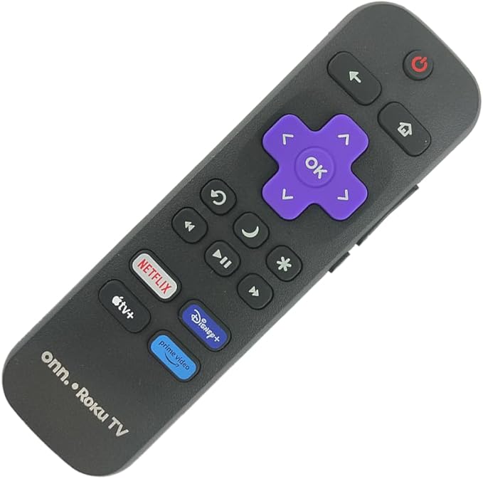 Ceybo Replacement fit for Onn Roku TV Remote Control with Netflix, Disney+, Apple TV, and Prime Video Shortcut Keys