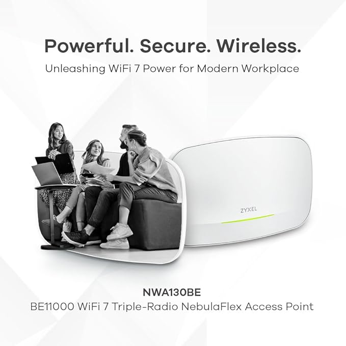 Zyxel WiFi 7 BE11000 Access Point | 2X 2.5G Ethernet Ports | PoE+ | Triple - Image 5