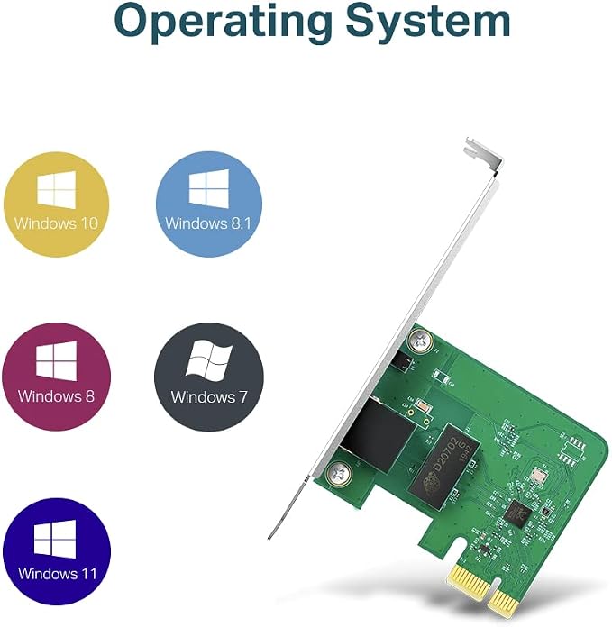 TP-Link 10/100/1000Mbps Gigabit Ethernet PCI Express Network Card, PCIE Network - Image 3