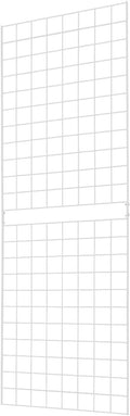 7RiversART Grid Wall Commercial Grade Gridwall Panels – Heavy Duty Grid Panel for Any Retail Display Wall Grid 2' Width x 6' Height, White (Pack of 1) Easily Portable