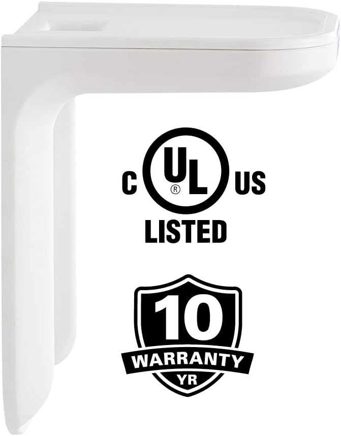 Sanus Outlet Shelf Speaker Mount - Heavy Duty Shelf Holds Devices up to 10 lbs - DIY Install Works with Both Standard & Decora Outlets - Perfect for Sonos & Other Smart Speakers