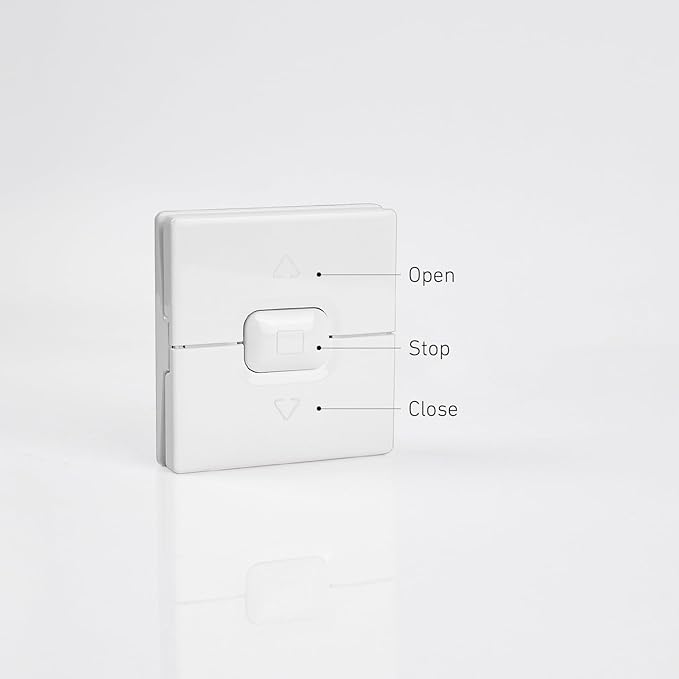 AC 110V/220V Hardwired Wall Controller | Roller Shutter Switch for Tubular Motors, Roller Shutters & Awnings