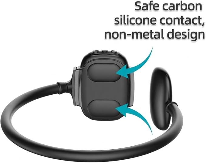 VNTune Fit Wearable Neck Relaxation Device with 6 Modes: Rest, Zen, Balance, Revive, Clarity & Ease – On-The-Go Comfort, Non-Metal Contact, Supports Better Sleep & Relaxation, No App Needed