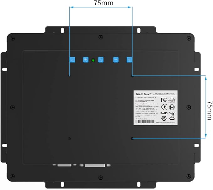 GreenTouch 9.7 Inch Open Frame 1024x768 PCAP Touch Screen Monitor, Embedded Touch LCD Display for Industrial