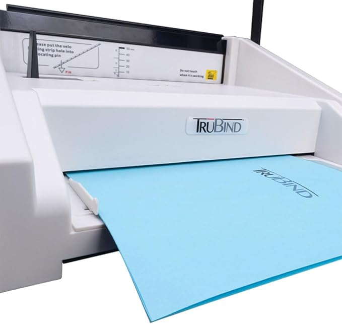 TruBind Hot Knife Velobind Binding Machine | 22 Sheet Punch Capacity | Bind up to 425 Sheets | 10 Second Bind Cycle | 1"- 2" Pin Length | 1-Year Warranty