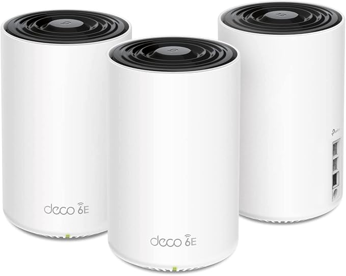 TP-Link Deco AXE5400 Tri-Band WiFi 6E Mesh System by Amazon+Renewed